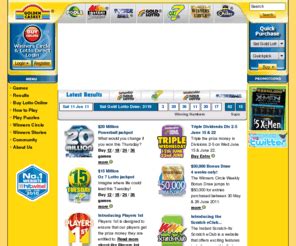 golden casket official lottery site.